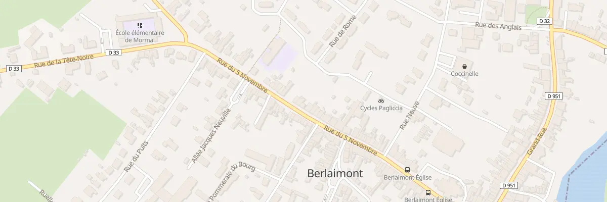 Plan du 48 Rue du 5 Novembre à Berlaimont