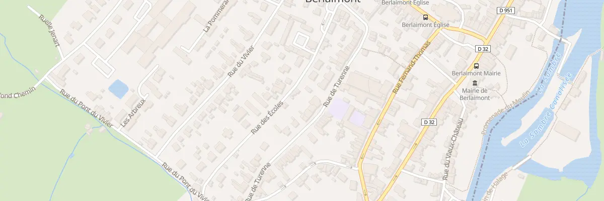 Plan du 34 Rue de Turenne à Berlaimont