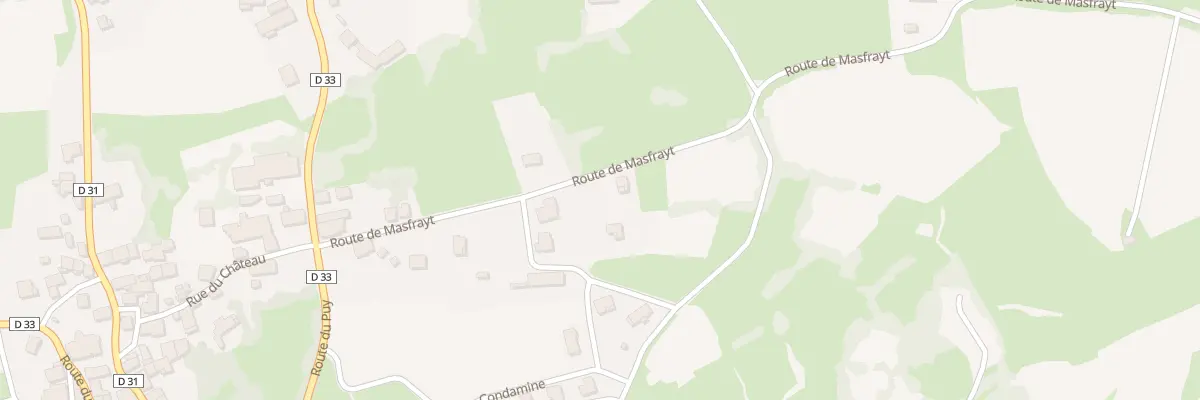 Plan du 10 Rte de Masfrayt à Cayres