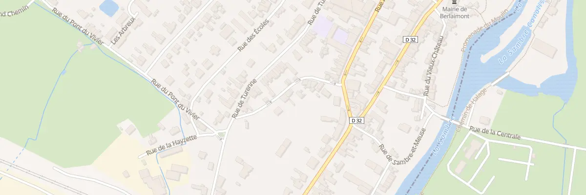 Plan du 9 Rue des Hayzettes à Berlaimont