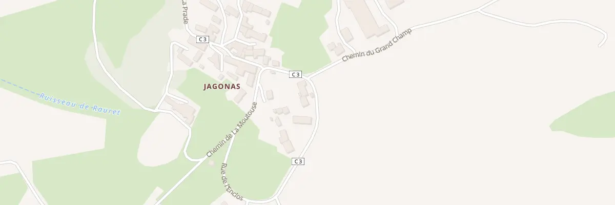 Plan du 5136 Jagonas à Rauret