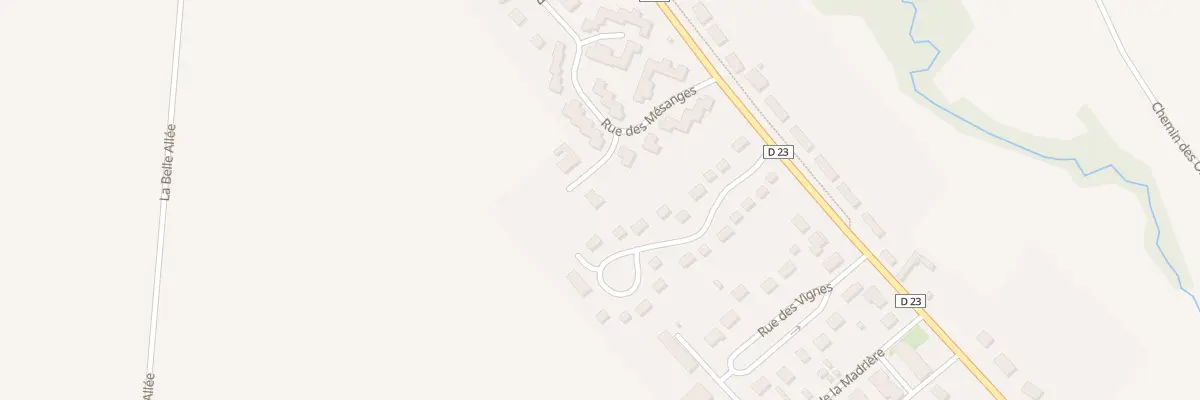 Plan du 30 Rue des Mésanges à Estissac