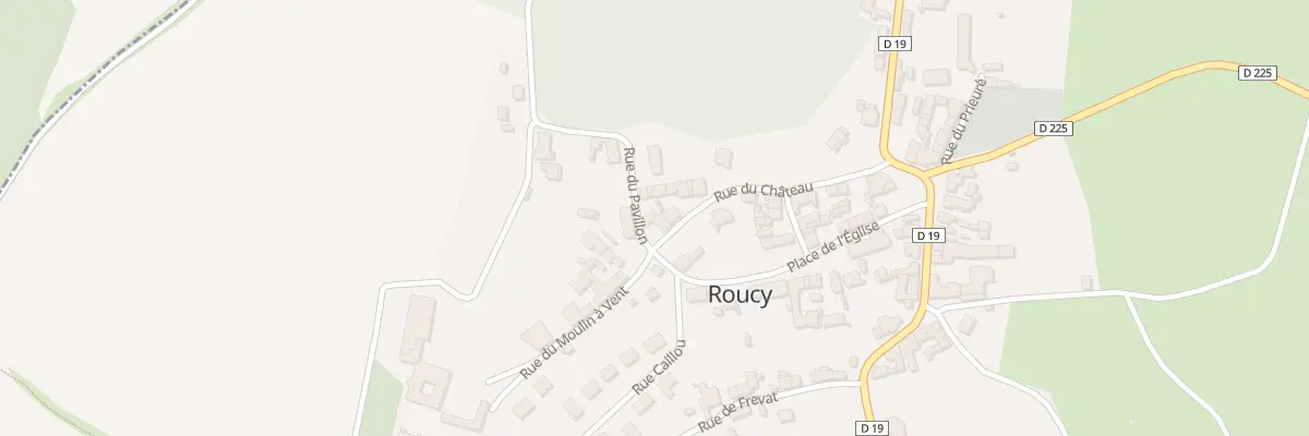 Plan du 2 Rue du Pavillon à Roucy