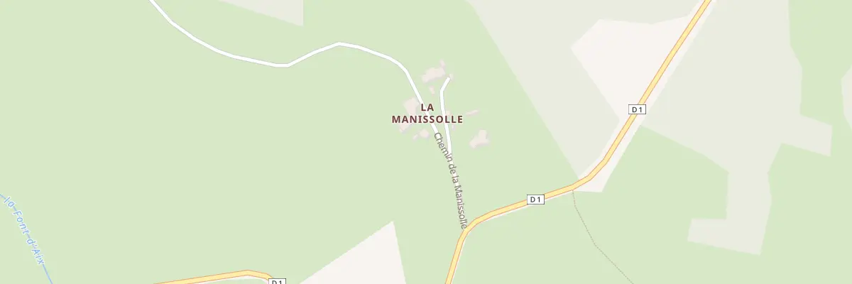 Plan du 121 Che de la Manissolle à Saint-Romain-d’Urfé