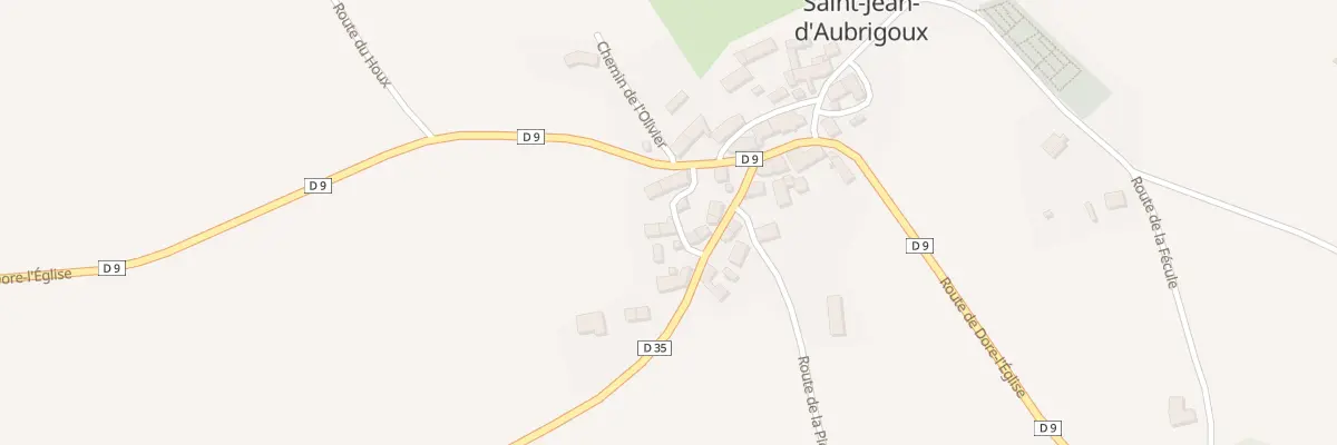 Plan du 5023 Le Bourg à Saint-Jean-d’Aubrigoux