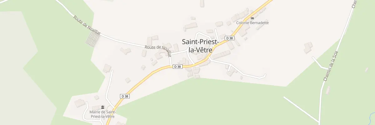 Plan du 5004 Le Bourg à Saint-Priest-la-Vêtre