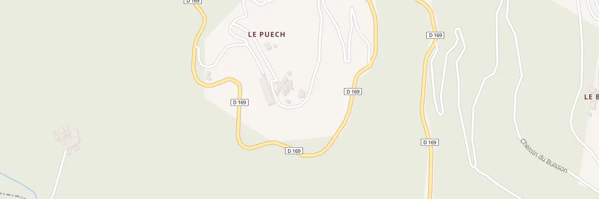 Plan du 5241 Le Puech à Cros