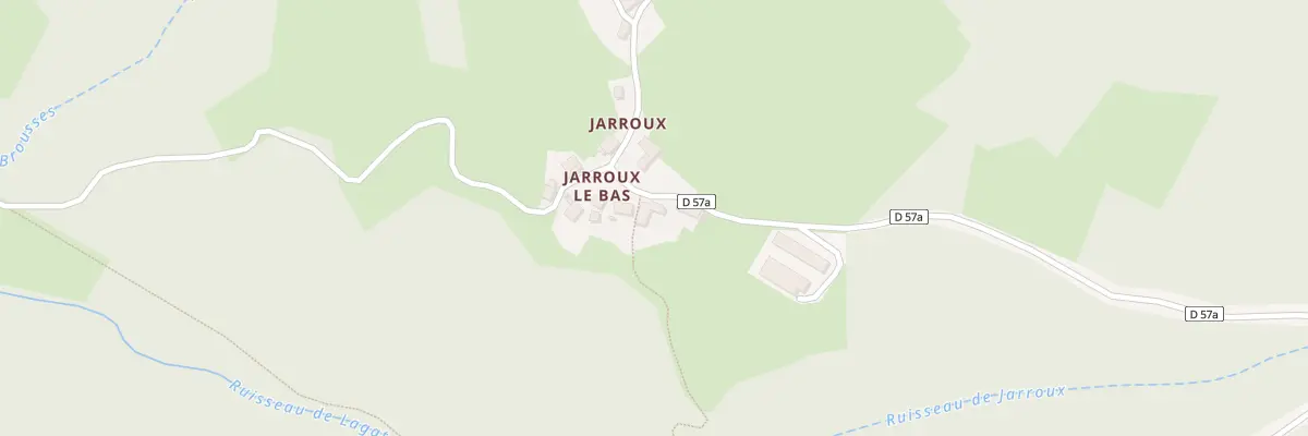 Plan du 5022 Jarroux à Saint-Martin-des-Olmes