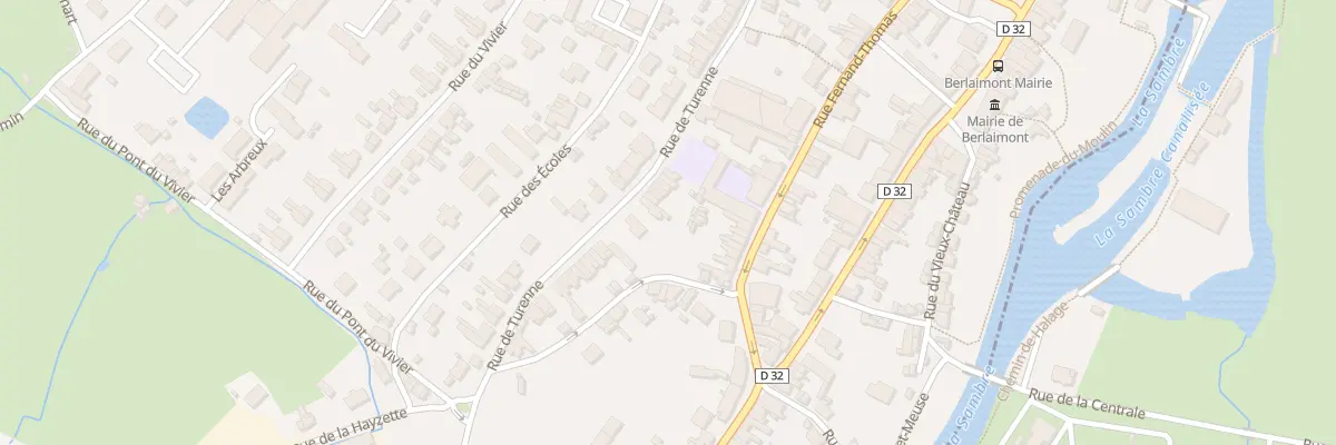 Plan du 21 Rue de Turenne à Berlaimont
