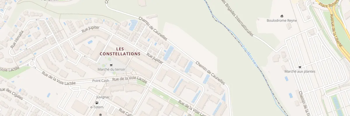 Plan du 196 Rue Jupiter à Juvignac