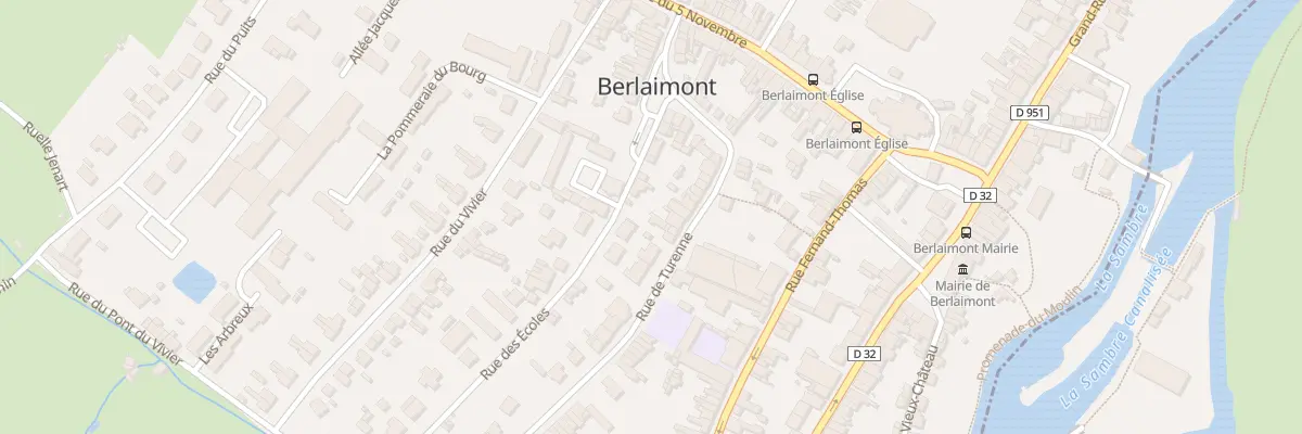 Plan du 28 Rue de Turenne à Berlaimont