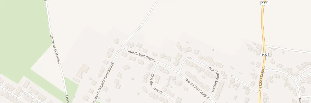 Plan du 28 Rue du Vert Dragon à Berlaimont