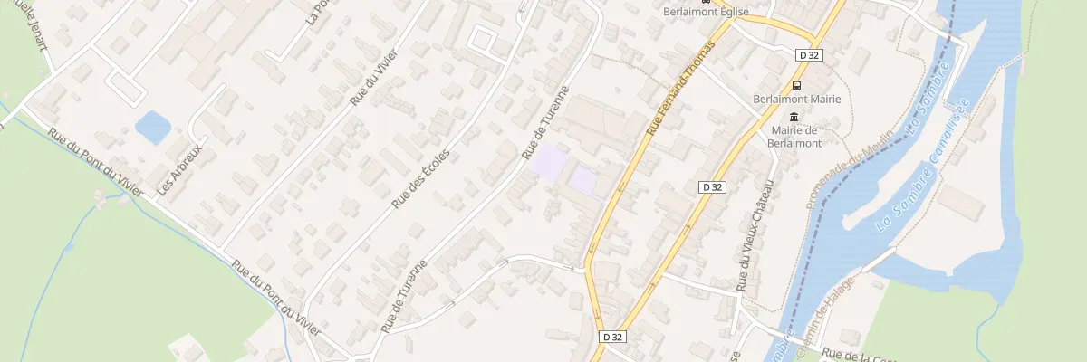 Plan du 11 Rue de Turenne à Berlaimont