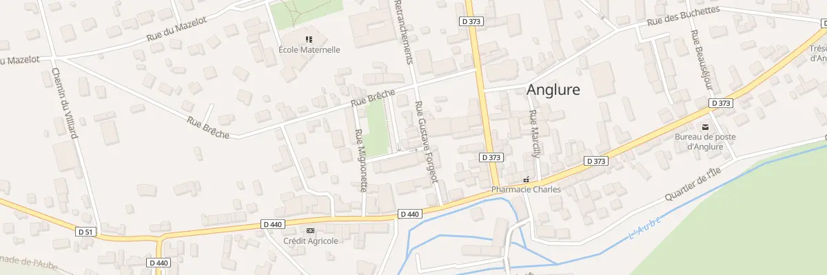 Plan du 3 Rue Gustave Forgeot à Anglure