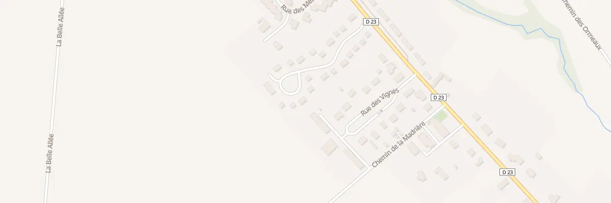 Plan du 23 Rue des Alouettes à Estissac