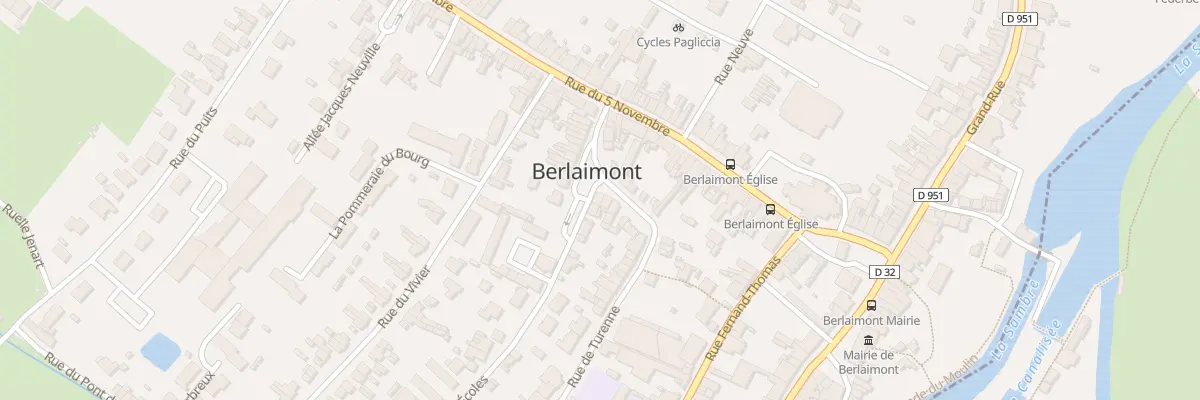 Plan du 5 Pl Mandron à Berlaimont