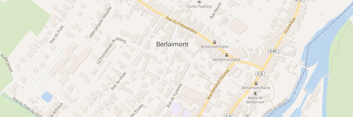 Plan du 2 Rue de Turenne à Berlaimont