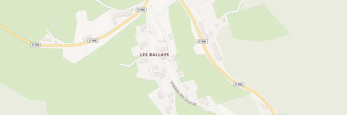 Plan du 5007 Les Ballays à Saint-Martin-des-Olmes