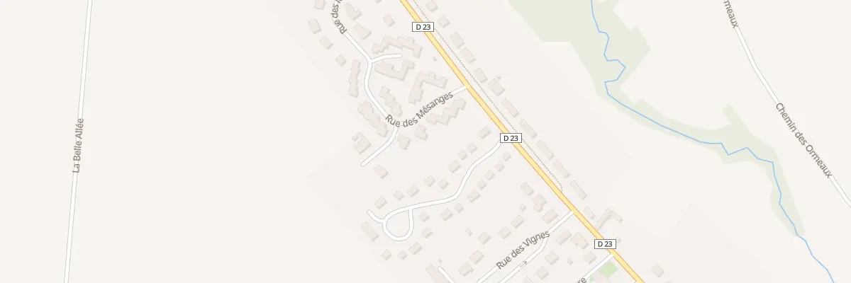 Plan du 34 Rue des Mésanges à Estissac