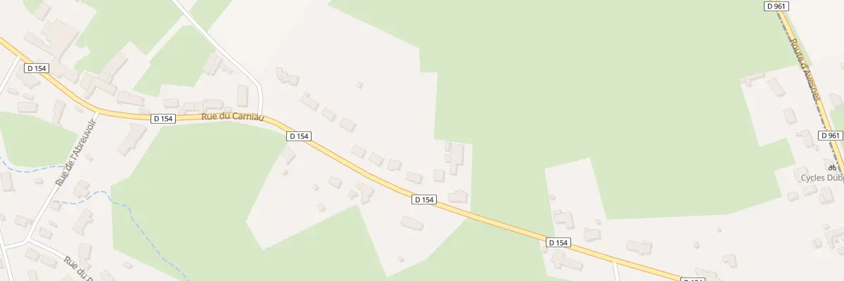 Plan du 190 Rue du Carniau à Mecquignies