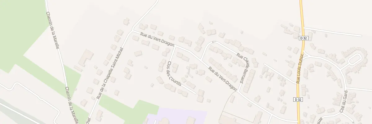 Plan du 7 Rue du Vert Dragon à Berlaimont