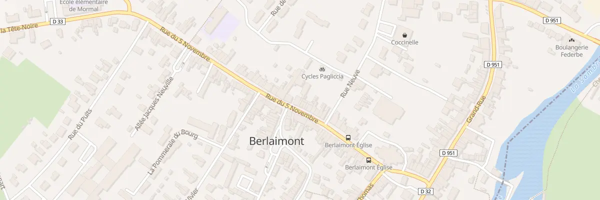Plan du 28 Rue du 5 Novembre à Berlaimont