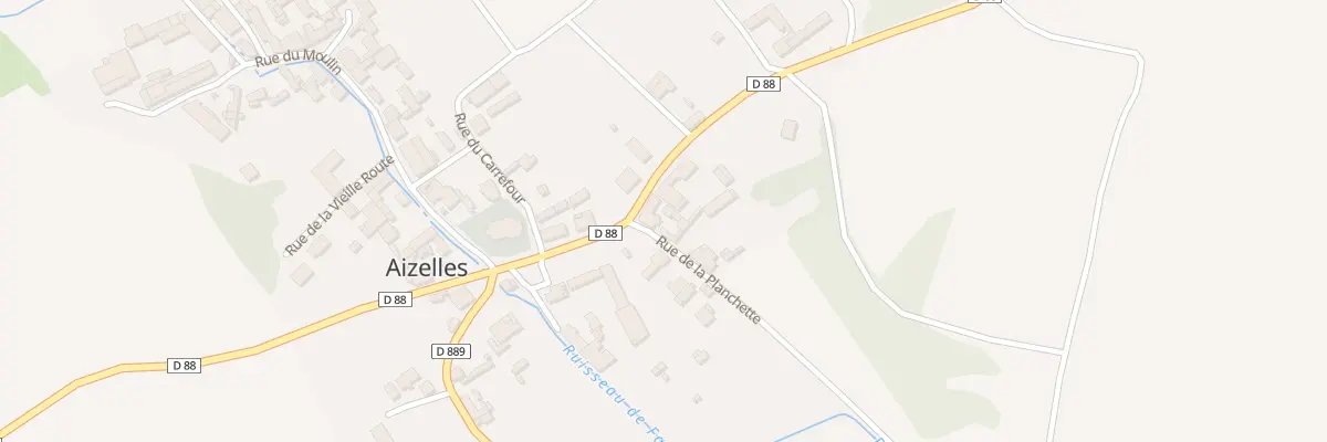 Plan du 1 Rue de la Planchette à Aizelles