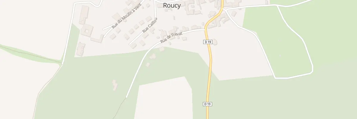 Plan du 7 Rue de Frévat à Roucy
