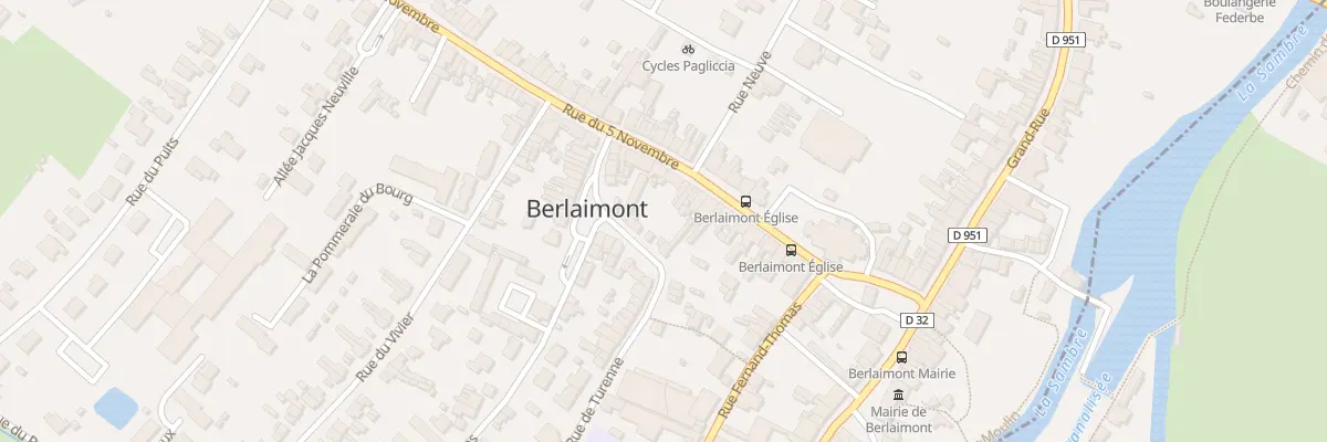 Plan du 29 Rue du 5 Novembre à Berlaimont