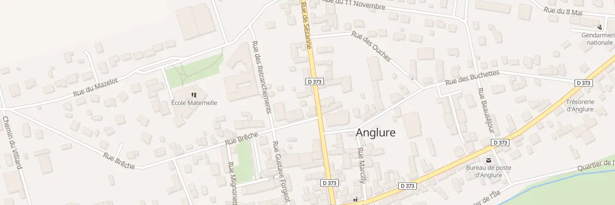 Plan du 25 Rue de Sezanne à Anglure