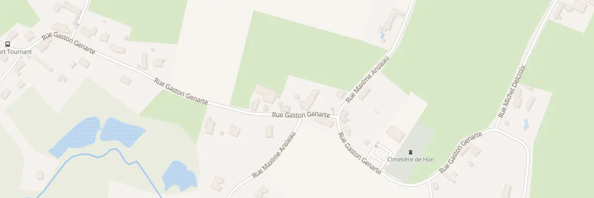 Plan du 16 Rue Gaston Genarte à Hon-Hergies