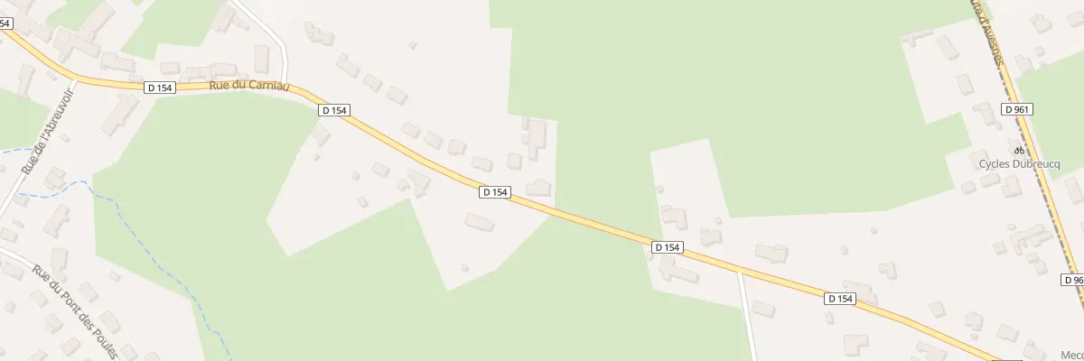 Plan du 255 Rue du Carniau à Mecquignies