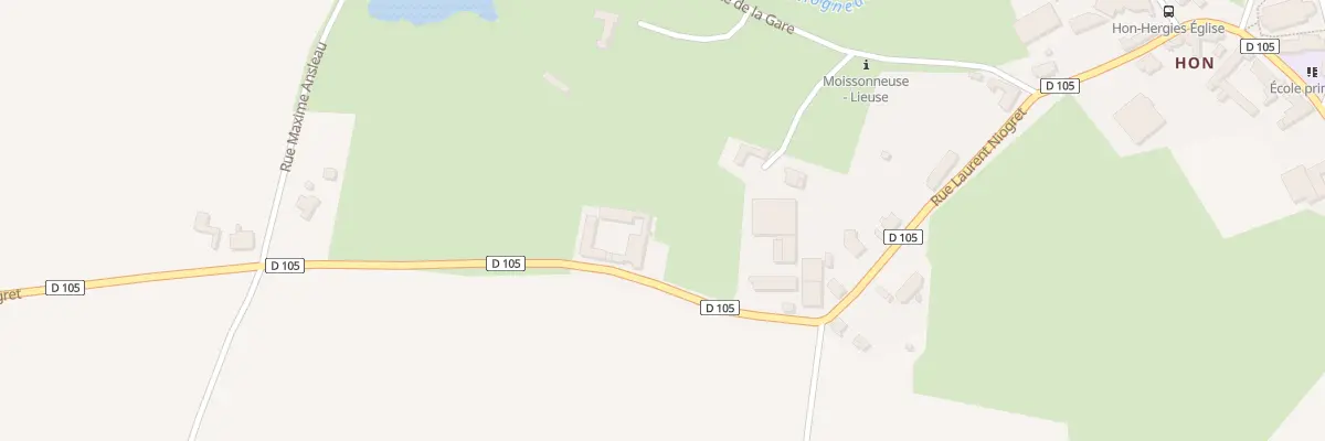 Plan du 40 Rue Laurent Niogret à Hon-Hergies