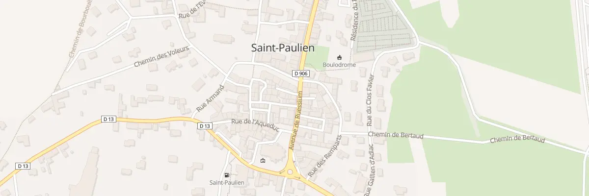 Plan du 9 Av de Ruessium à Saint-Paulien