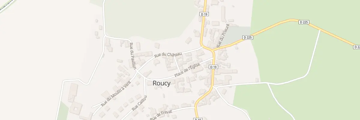 Plan du 7 Rue du Château à Roucy