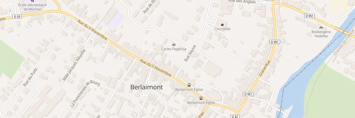 Plan du 16 Rue du 5 Novembre à Berlaimont