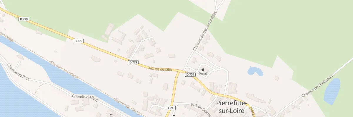 Plan du 1 Che du Bec de Loddes à Pierrefitte-sur-Loire