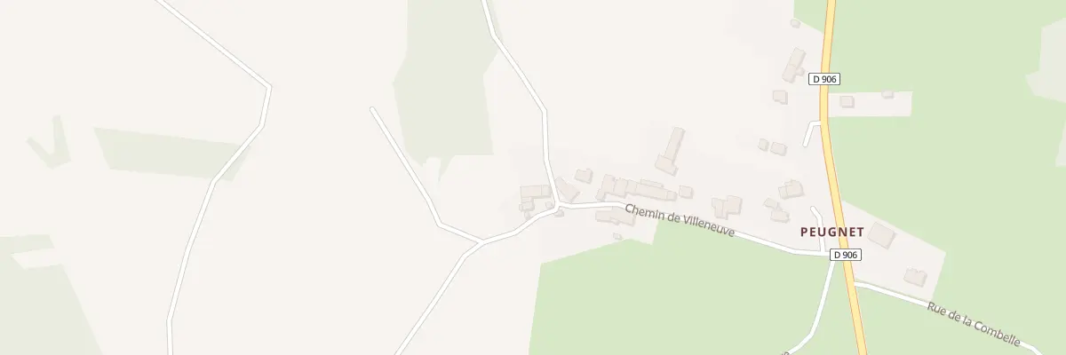 Plan du 24 Che de Villeneuve à Bellevue-la-Montagne