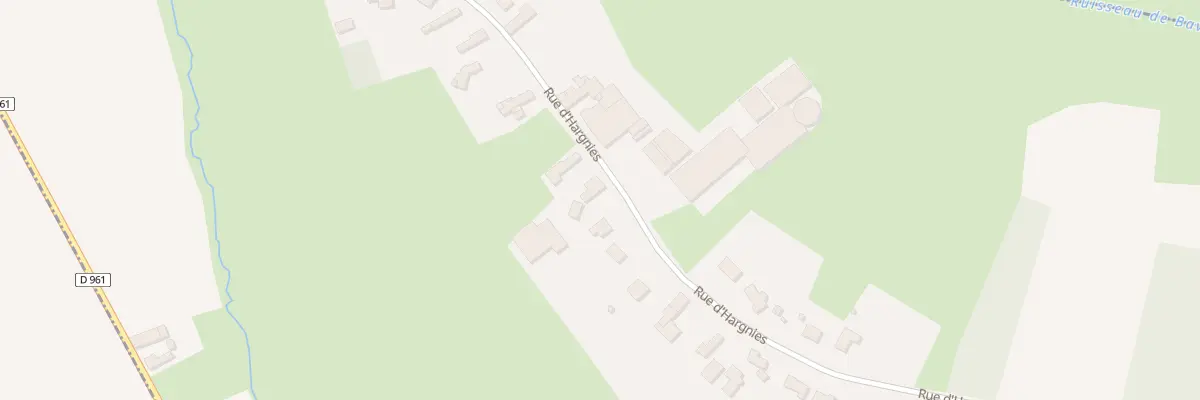 Plan du 450 Rue d’Hargnies à Audignies