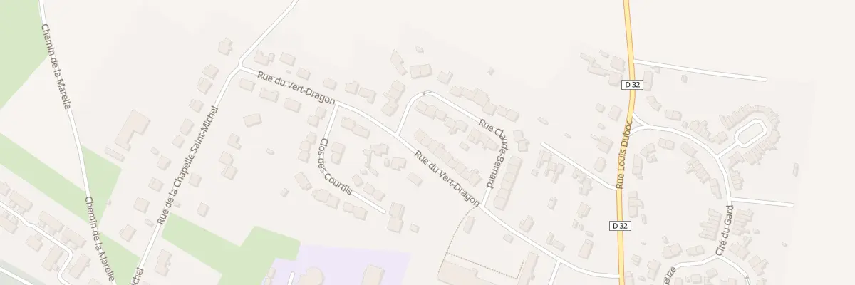 Plan du 20 Rue du Vert Dragon à Berlaimont