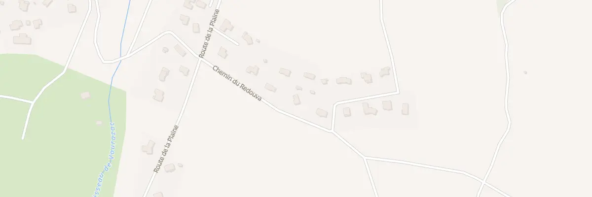 Plan du 9 Che du Redouva à Sanssac-l’Église