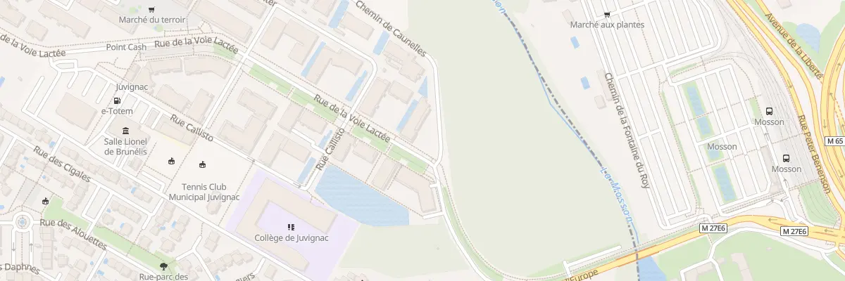 Plan du 240 Rue de la Voie Lactée à Juvignac