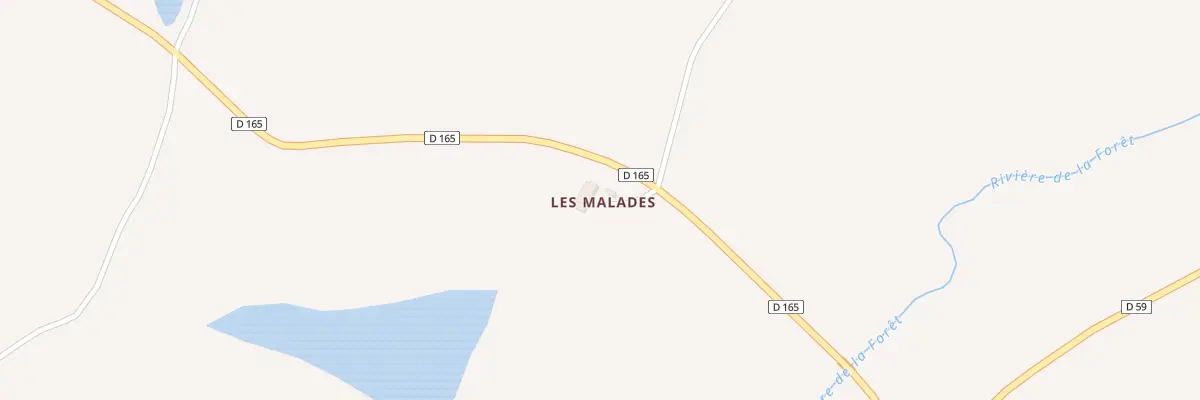 Plan du 5017 Les Malades à Monétay-sur-Loire