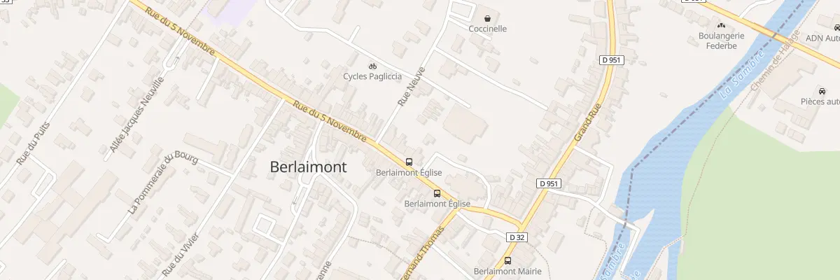 Plan du 4 Rue du 5 Novembre à Berlaimont