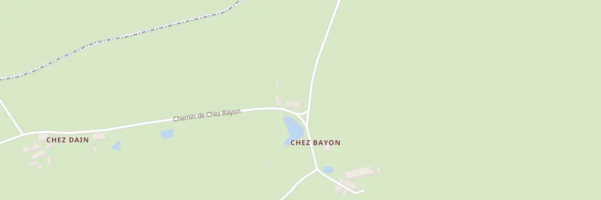 Plan du 901 Che de Chez Bayon à Sail-les-Bains