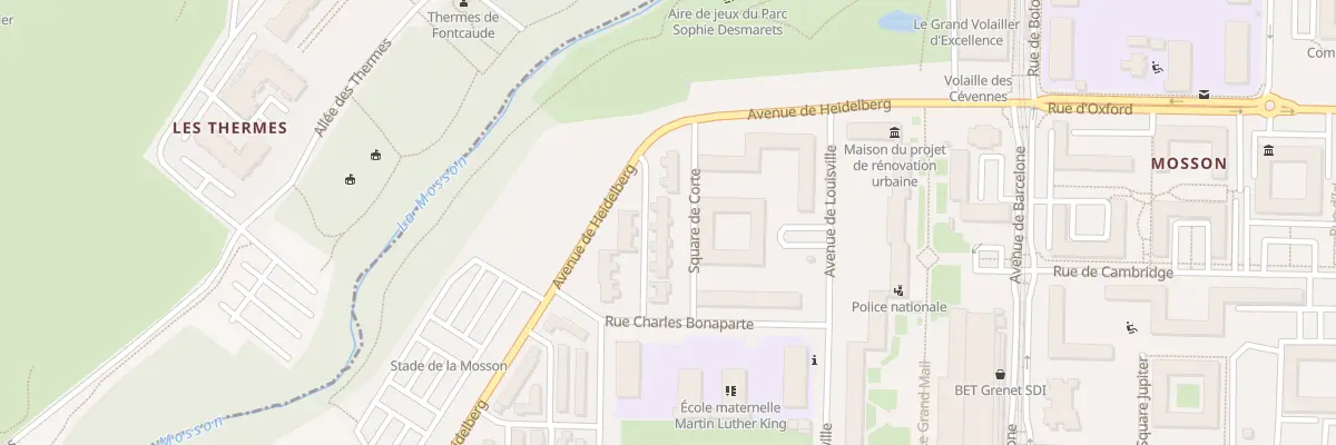 Plan du 23 Rue de la Forêt Noire à Montpellier