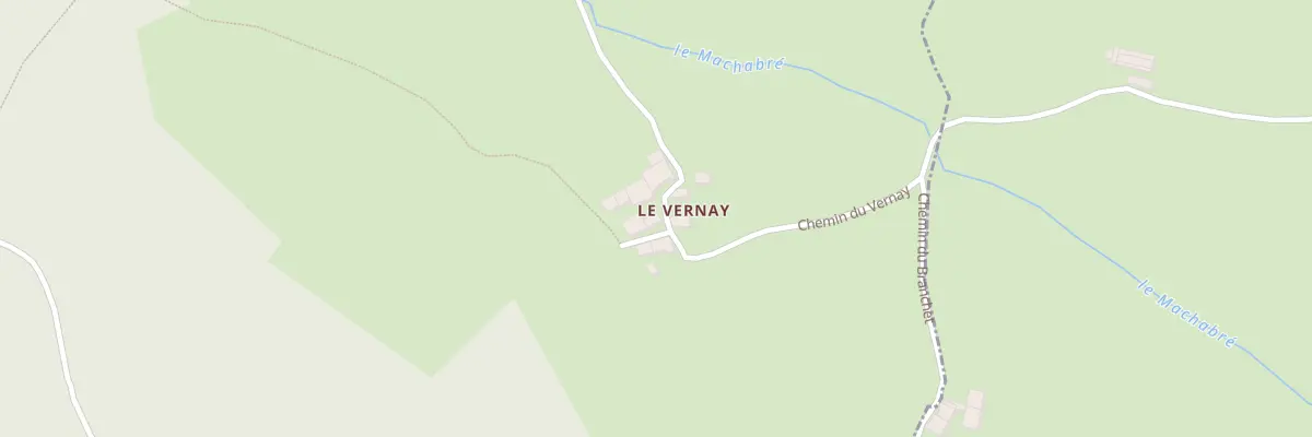 Plan du 542 Che de Vernay à Saint-Romain-d’Urfé