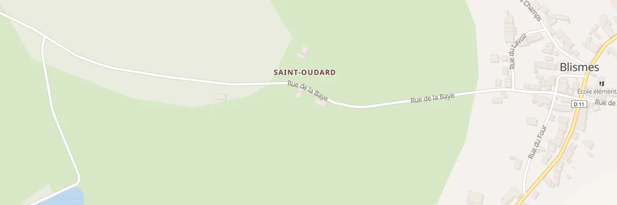 Plan du 79 Saint Oudard à Blismes