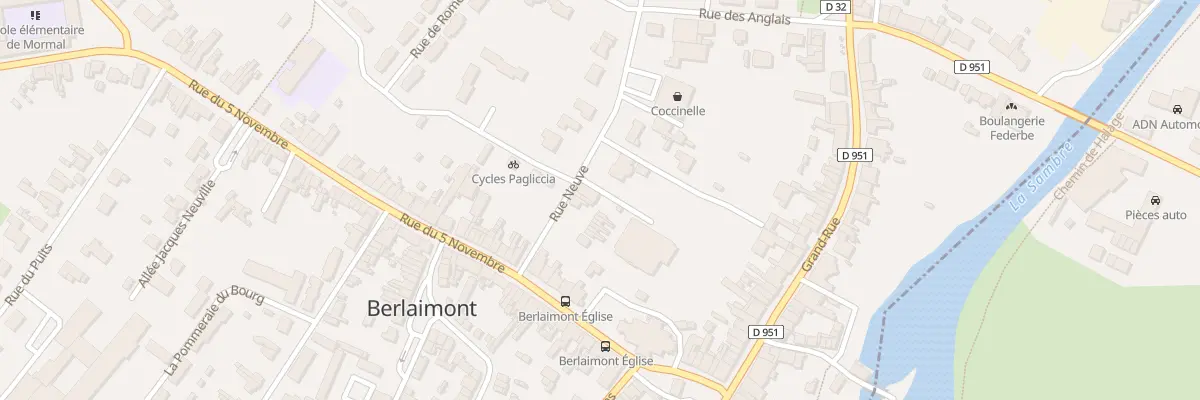Plan du 18 Rue Neuve à Berlaimont