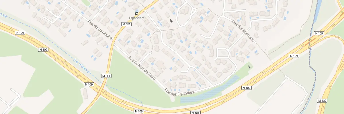 Plan du 12T Rue des Églantiers à Juvignac
